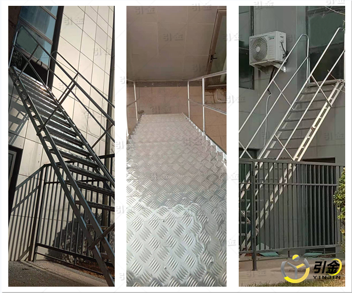 祝贺：客户定制的铝合金室外阁楼爬梯安装完成